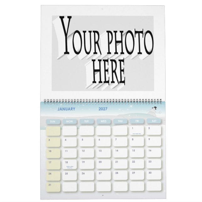 ERSTELLEN SIE IHR EIGENES FOTO KALENDER (Jan 2027)