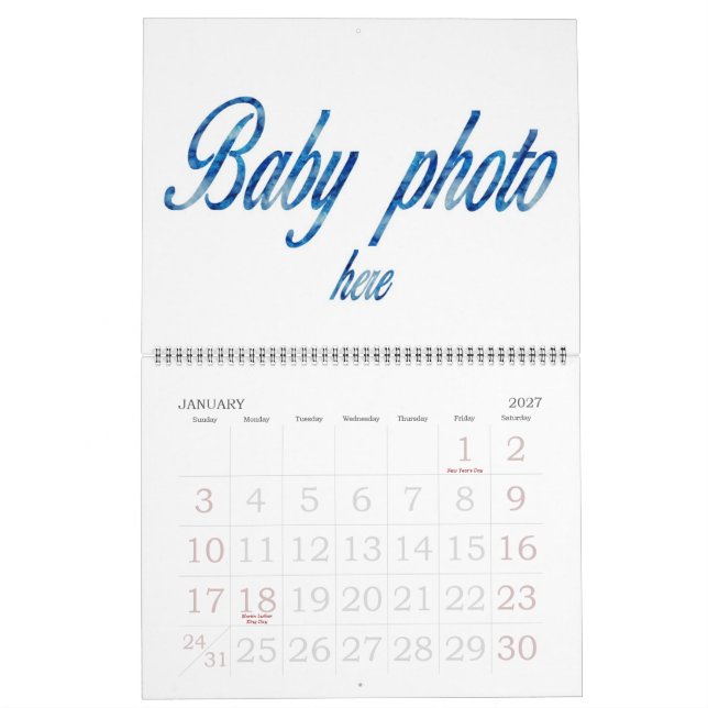 ERSTELLEN SIE IHR EIGENES FOTO KALENDER (Jan 2027)