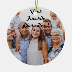 Erstellen Sie Ihr eigenes Foto Keramik Ornament
