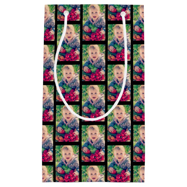 Erstellen Sie Ihr eigenes Foto kleine Geschenktasc Geschenktüte (Vorderseite)