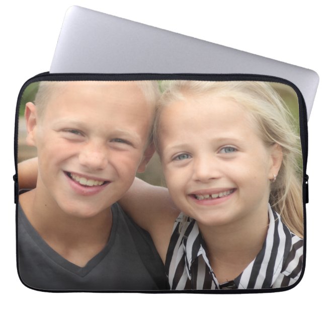 Erstellen Sie Ihr eigenes Foto Laptopschutzhülle (Vorderseite)