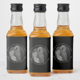 Erstellen Sie Ihr eigenes Foto Liquor Flasche Hoch Alkoholflaschenetikett