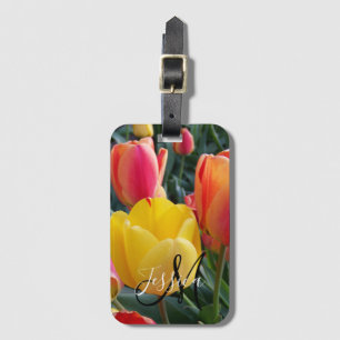 Erstellen Sie Ihr eigenes Foto Mit Monogramm Gepäckanhänger