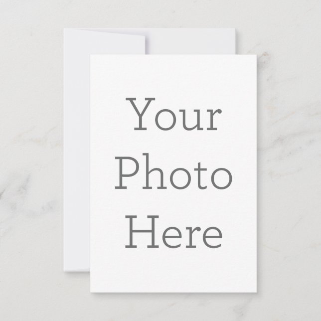 8.89 cm x 12.7 cm Flache Dankeskarte (Vorderseite)