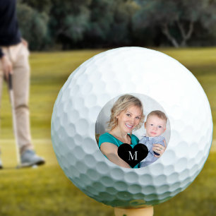 Erstellen Sie Ihr eigenes Foto-Monogramm-Initial Golfball