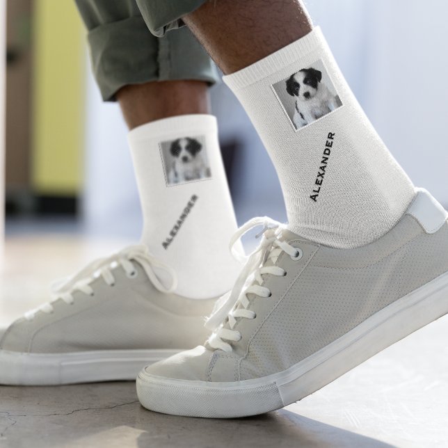Erstellen Sie Ihr eigenes Foto-Monogramm Socken (Von Creator hochgeladen)