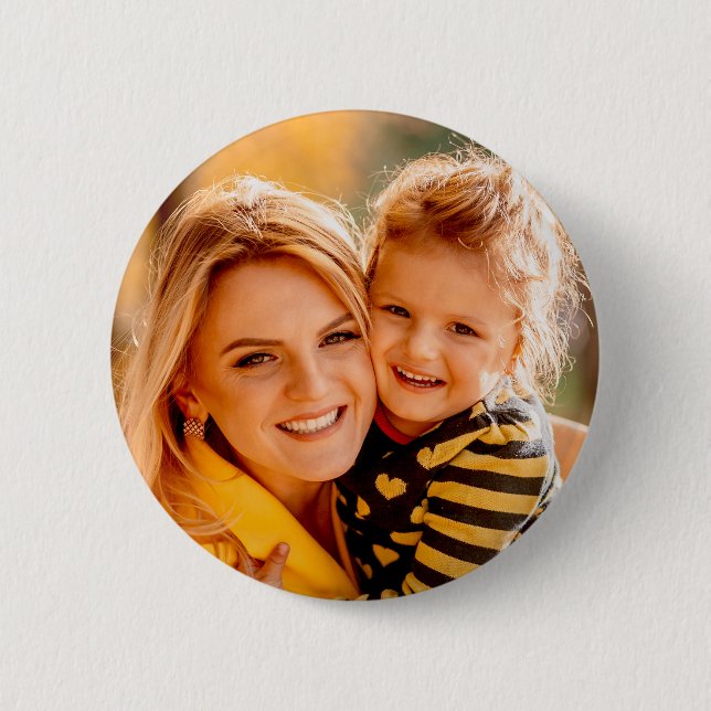 Erstellen Sie Ihr eigenes Foto Personalisiert benu Button (Vorderseite)