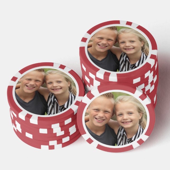 Erstellen Sie Ihr eigenes Foto Pokerchips (Stapel)