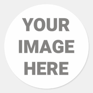 Erstellen Sie Ihr eigenes Foto Runder Aufkleber