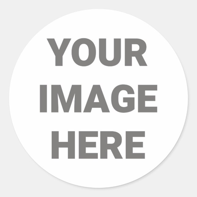 Erstellen Sie Ihr eigenes Foto Runder Aufkleber (Vorderseite)