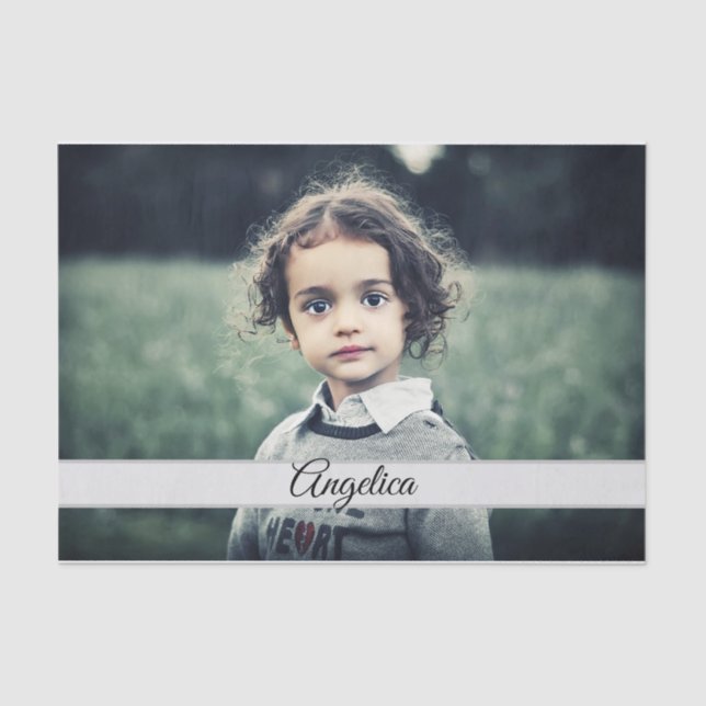 Erstellen Sie Ihr eigenes Foto Seidenpapier (Vorderseite)