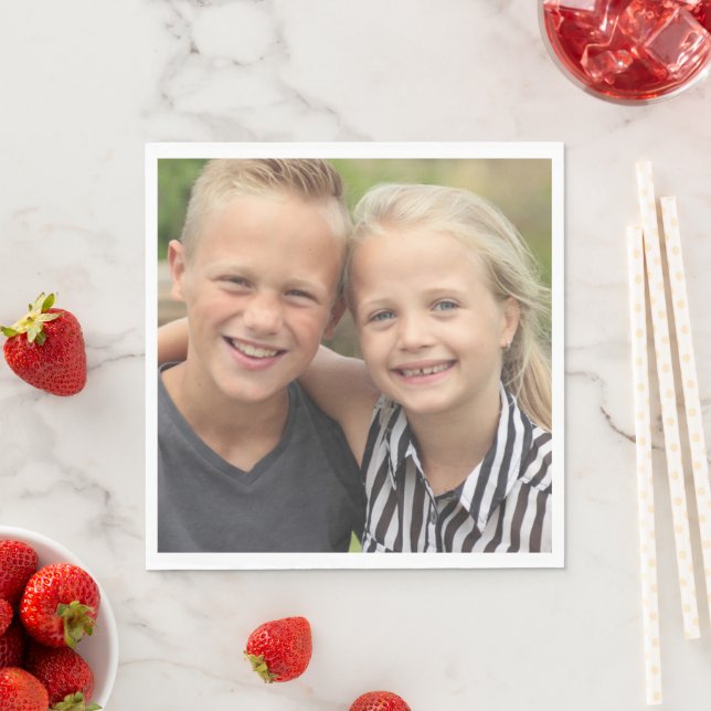 Erstellen Sie Ihr eigenes Foto Serviette (Beispiel)