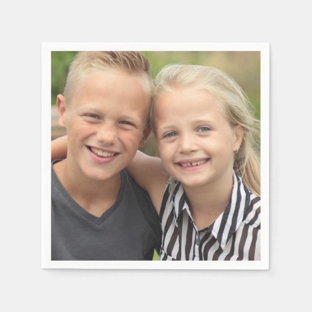 Erstellen Sie Ihr eigenes Foto Serviette (Vorderseite)