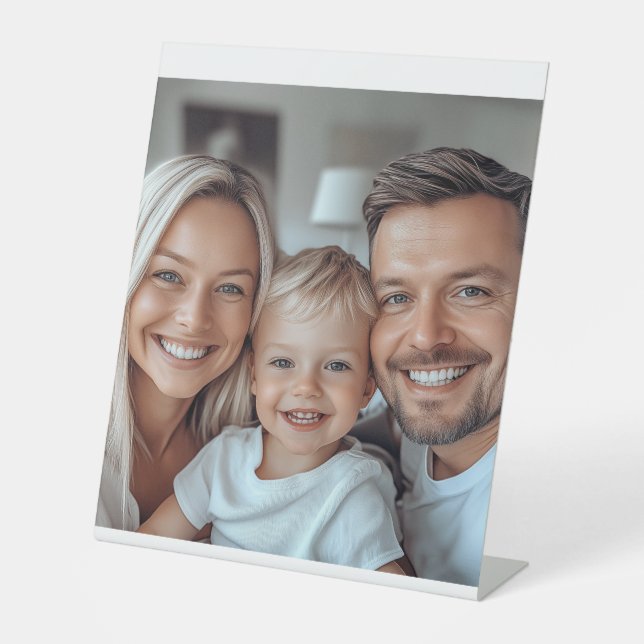 Erstellen Sie Ihr eigenes Foto Sockelschild (Vorderseite)