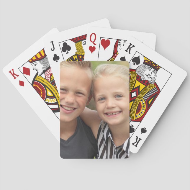 Erstellen Sie Ihr eigenes Foto Spielkarten (Rückseite)