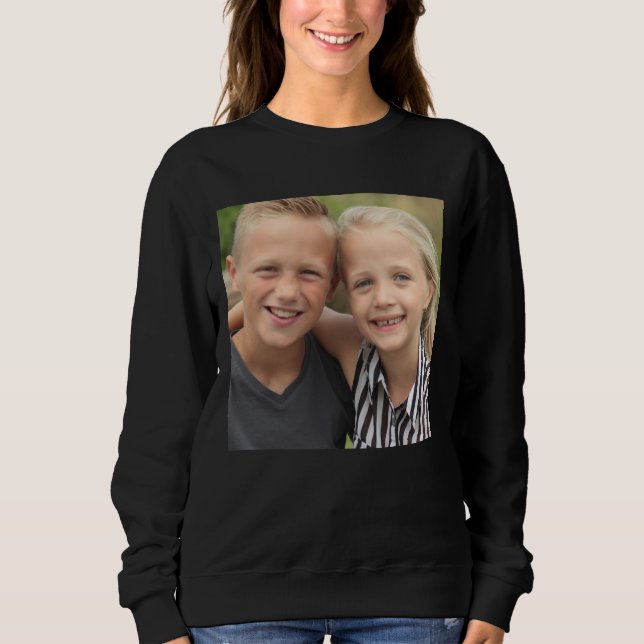 Erstellen Sie Ihr eigenes Foto Sweatshirt (Vorderseite)