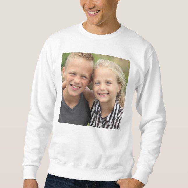 Erstellen Sie Ihr eigenes Foto Sweatshirt (Vorderseite)