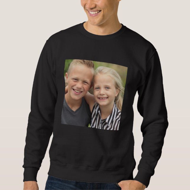 Erstellen Sie Ihr eigenes Foto Sweatshirt (Vorderseite)