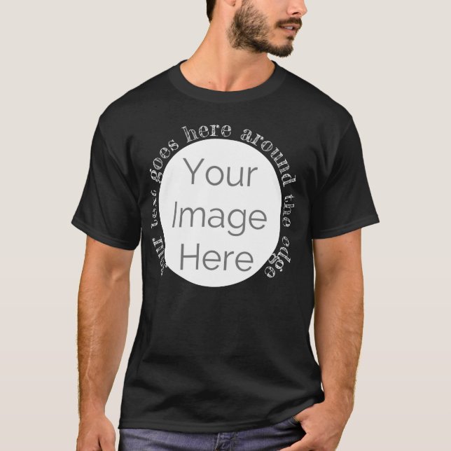 Erstellen Sie Ihr eigenes Foto TShirt, Custom Imag T-Shirt (Vorderseite)