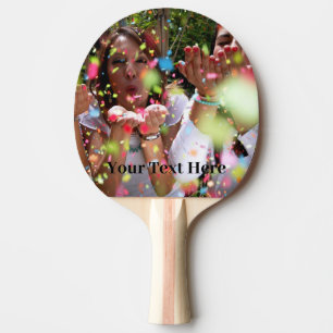 Erstellen Sie Ihr eigenes Foto und Ihren eigenen T Tischtennis Schläger