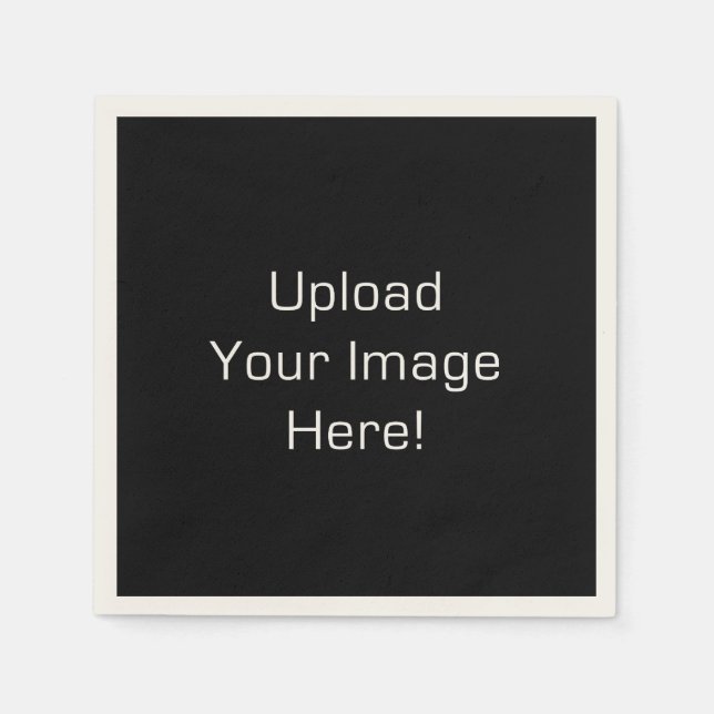 Erstellen Sie Ihr eigenes Foto Upload Papier Napki Serviette (Vorderseite)