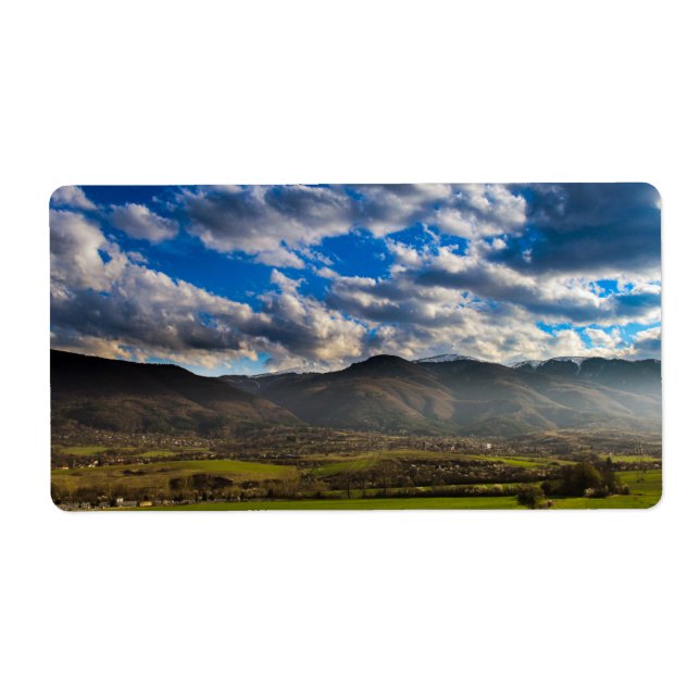 Erstellen Sie Ihr eigenes Foto Versandlabel, Vorla (Vorne)