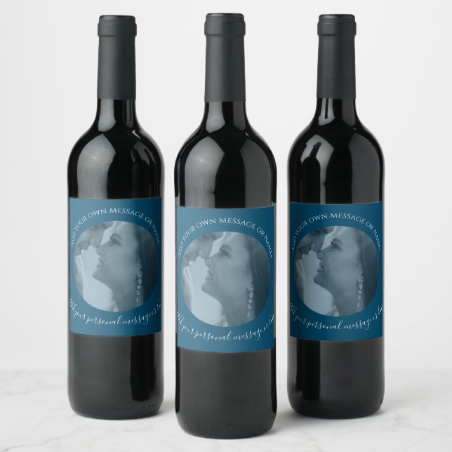 Erstellen Sie Ihr eigenes Foto Weinetikett (Flaschen)