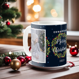 Erstellen Sie Ihr eigenes Frohe Weihnachten Famili Kaffeetasse
