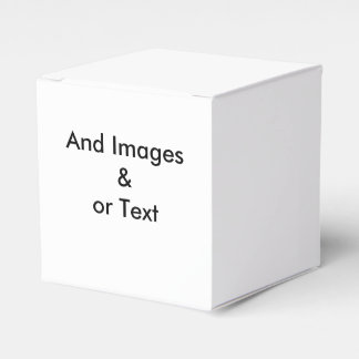 Erstellen Sie Ihr eigenes Gefälligkeitsfeld Geschenkschachtel