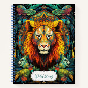 Erstellen Sie Ihr eigenes geistiges Jungle Löwe To Notizbuch