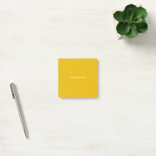 Erstellen Sie Ihr eigenes gelbes individuelles Des Post-it Klebezettel