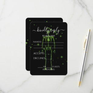 Erstellen Sie Ihr eigenes - glänzendes X-Ray Skele RSVP Karte