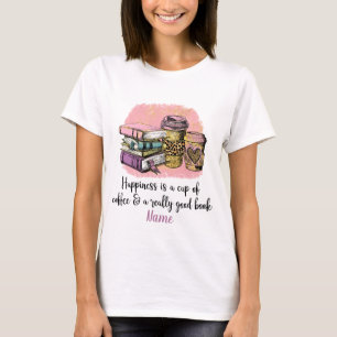 Erstellen Sie Ihr eigenes Glück ist Kaffee und ein T-Shirt