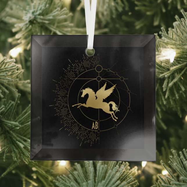 Erstellen Sie Ihr eigenes Gold Arcane Chariot Taro Ornament Aus Glas (Insitu)