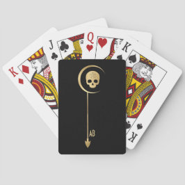 Erstellen Sie Ihr eigenes Gold Arcane Death Tarot Spielkarten