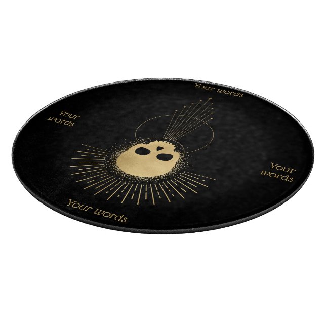 Erstellen Sie Ihr eigenes Gold Arcane Hanged Man T Schneidebrett (Ecke)