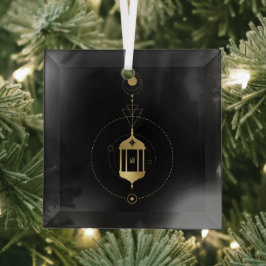 Erstellen Sie Ihr eigenes Gold Arcane Hermit Tarot Ornament Aus Glas