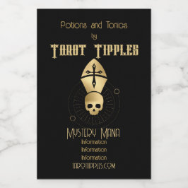 Erstellen Sie Ihr eigenes Gold Arcane Hierophant T Weinetikett