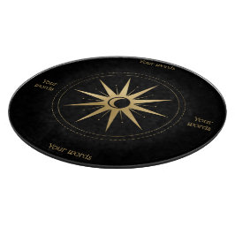 Erstellen Sie Ihr eigenes Gold Arcane Star Tarot Schneidebrett