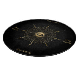 Erstellen Sie Ihr eigenes Gold Arcane Wheel Tarot Schneidebrett