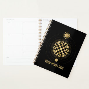 Erstellen Sie Ihr eigenes Gold Arcane World Tarot Planer