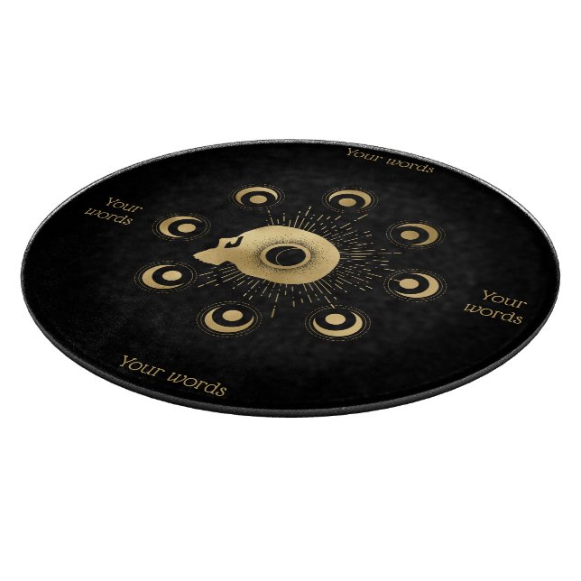 Erstellen Sie Ihr eigenes Gold Arcanstärke Tarot Schneidebrett (Ecke)