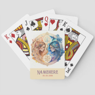 Erstellen Sie Ihr eigenes Gold & Blue Mystical Zod Spielkarten