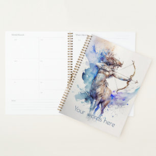Erstellen Sie Ihr eigenes Gold & Blue Sagittarier  Planer