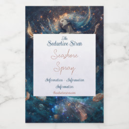 Erstellen Sie Ihr eigenes Golden Mermaid Paradies Weinetikett