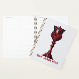 Erstellen Sie Ihr eigenes großes rotes Gotisches C Planer