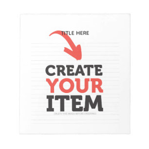 Erstellen Sie Ihr eigenes Haus und laden Sie Ihr D Notizblock