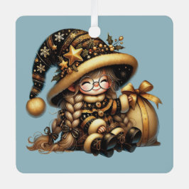 Erstellen Sie Ihr eigenes Heiteres Magisches Weihn Ornament Aus Metall