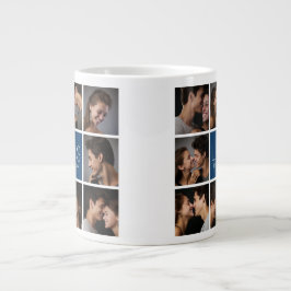 Erstellen Sie Ihr eigenes Hochzeitfoto Collage Mon Jumbo-Tasse