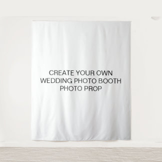 Erstellen Sie Ihr eigenes Hochzeits-Fotobooth-Foto Wandteppich